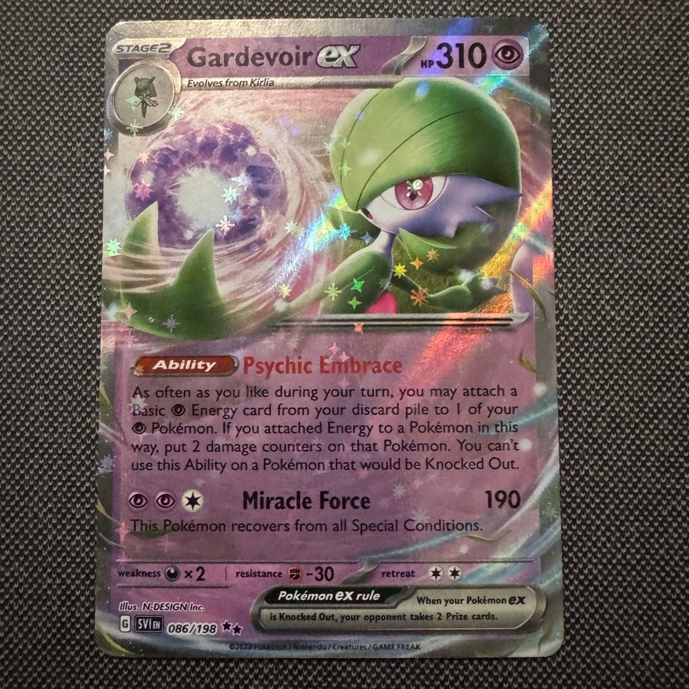 Gardevoir EX - 086/198 - Ultra Rare - Scarlet & Violet - TCG Pokemon Card